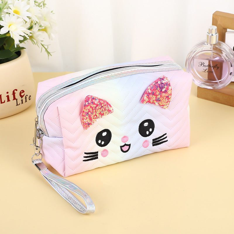 Wholesale Gradient Cat Large Capacity Portable Travel Storage Bag